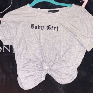 baby girl tie shirt